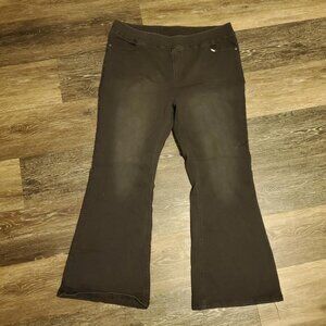 Women's New JVINI Fashion Pull On Jeans, Jeggings, Size 3XL, Black Elastic Waist